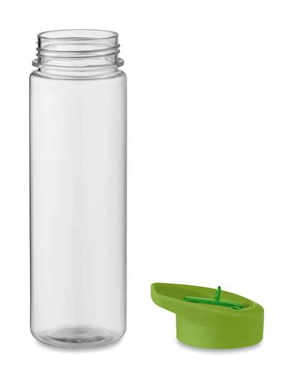 Trinkflasche aus RPET. Klappbares Mundstück aus PP mit Trinkhalm. Füllmenge: 650ml. Nicht