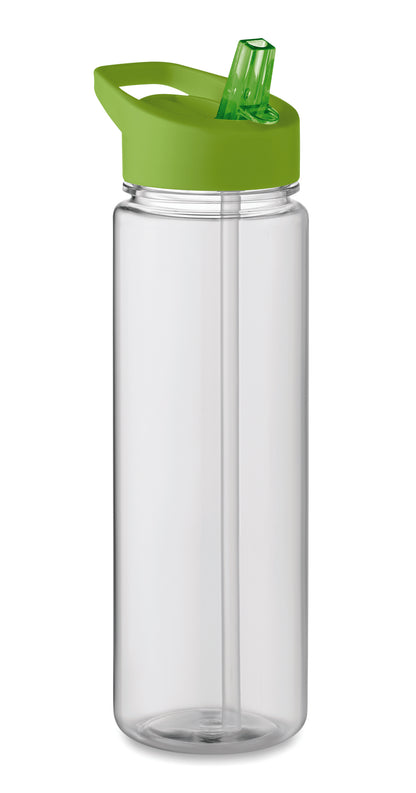 Trinkflasche aus RPET. Klappbares Mundstück aus PP mit Trinkhalm. Füllmenge: 650ml. Nicht