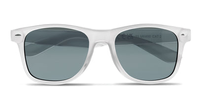 Klassische Sonnenbrille. Rahmen aus RPET. UV400-Schutz.
