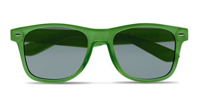 Klassische Sonnenbrille. Rahmen aus RPET. UV400-Schutz.