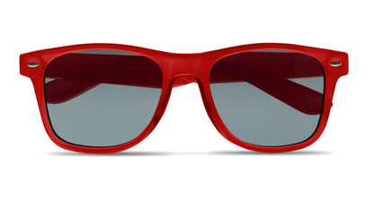 Klassische Sonnenbrille. Rahmen aus RPET. UV400-Schutz.