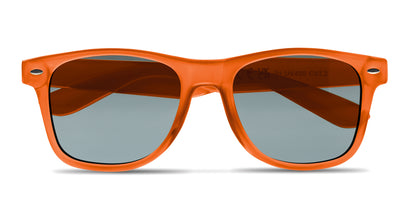 Klassische Sonnenbrille. Rahmen aus RPET. UV400-Schutz.