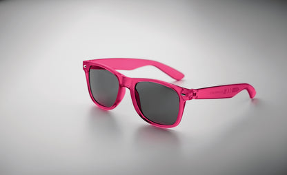 Klassische Sonnenbrille. Rahmen aus RPET. UV400-Schutz.