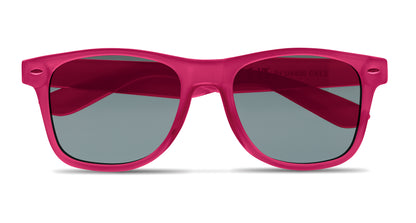 Klassische Sonnenbrille. Rahmen aus RPET. UV400-Schutz.