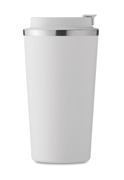 Doppelwandiger Trinkbecher aus recyceltem Edelstahl (90 % recycelter Edelstahl und 10 %