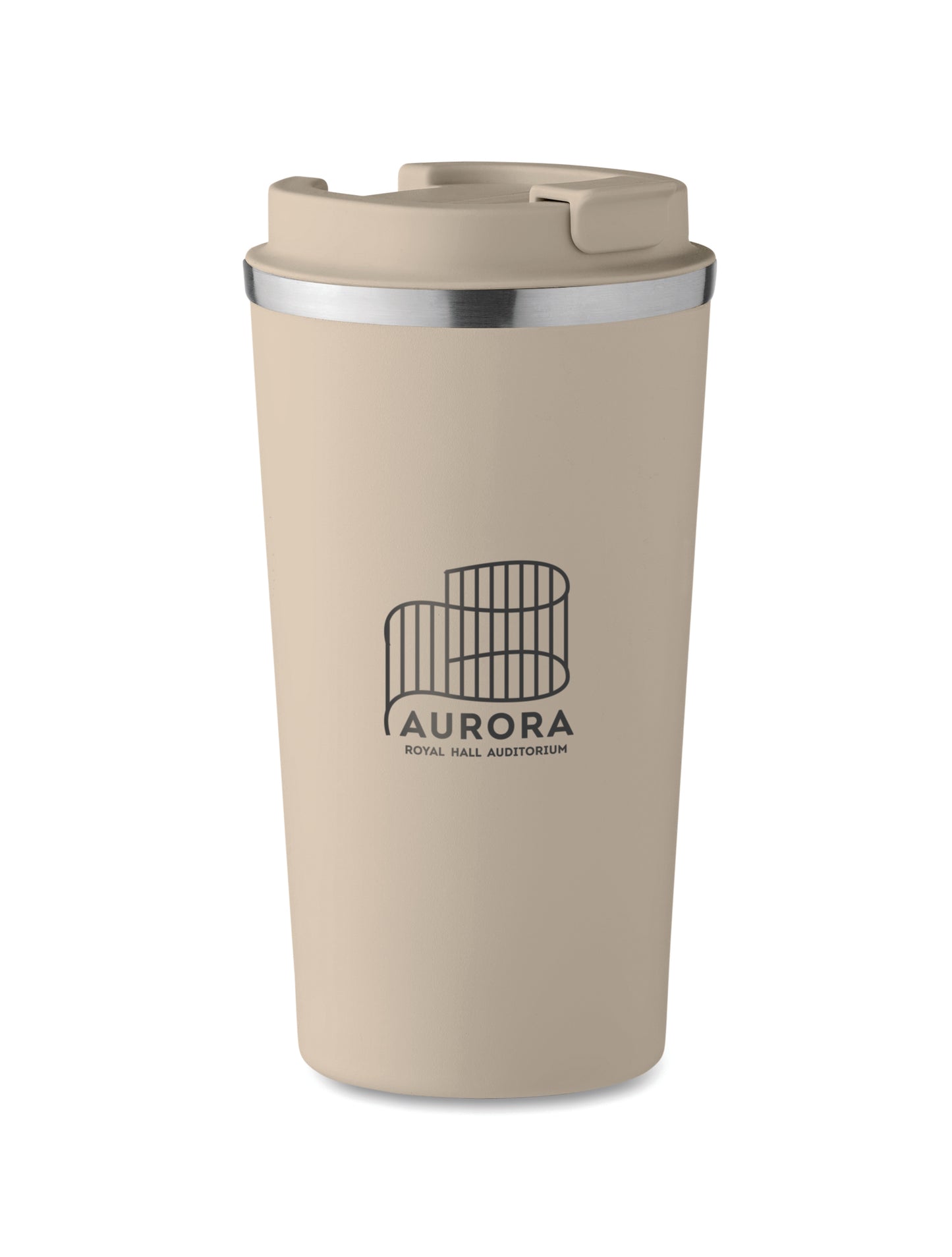 Doppelwandiger Trinkbecher aus recyceltem Edelstahl (90 % recycelter Edelstahl und 10 %