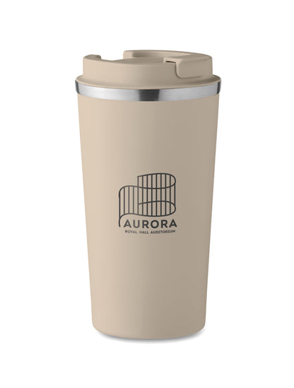 Doppelwandiger Trinkbecher aus recyceltem Edelstahl (90 % recycelter Edelstahl und 10 %