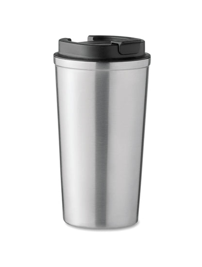 Doppelwandiger Trinkbecher aus recyceltem Edelstahl (90 % recycelter Edelstahl und 10 %