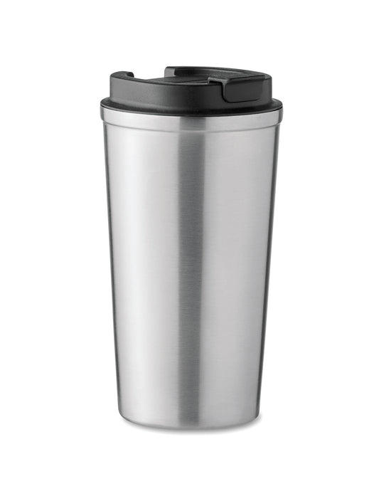 Doppelwandiger Trinkbecher aus recyceltem Edelstahl (90 % recycelter Edelstahl und 10 %