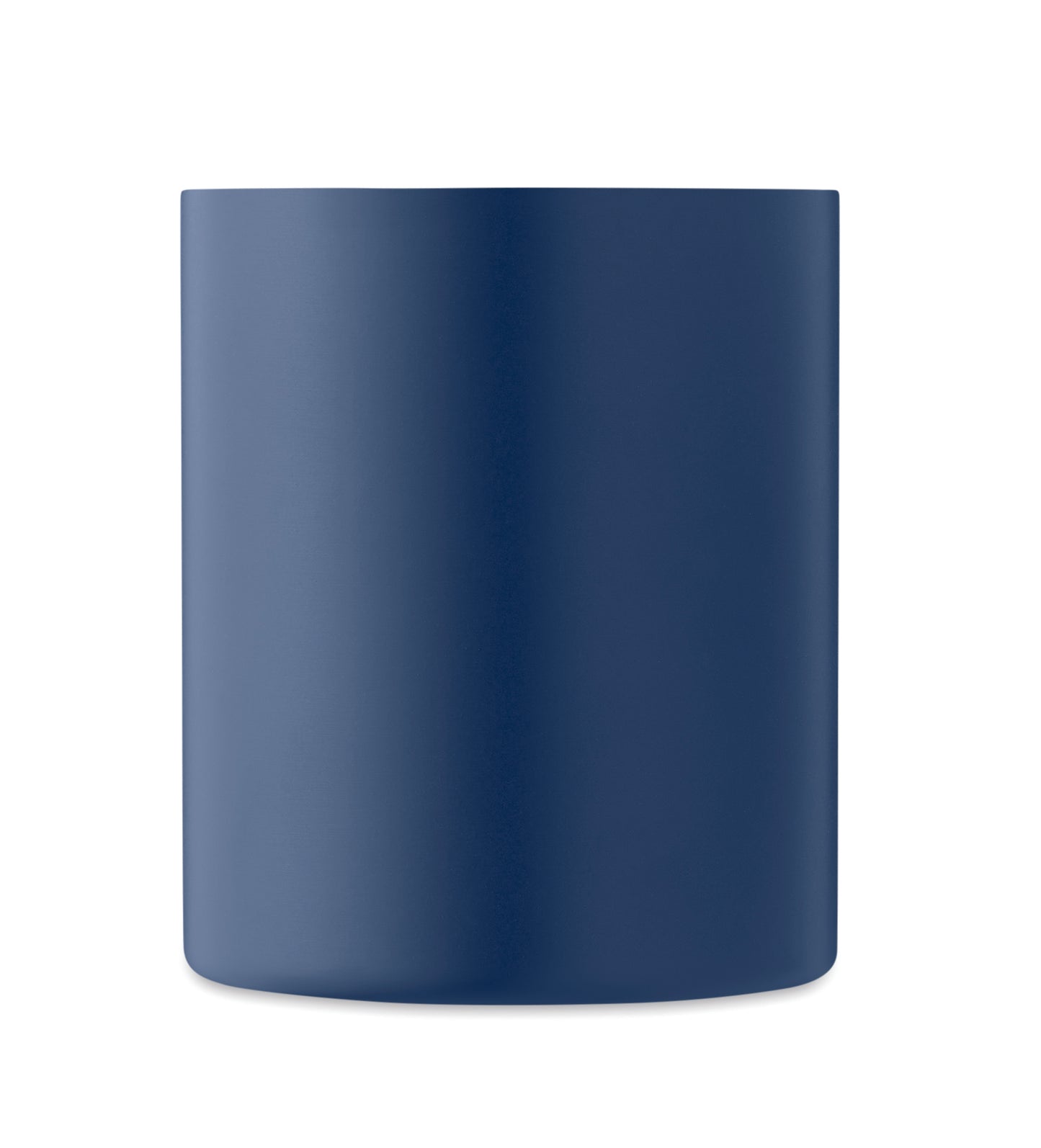 Doppelwandiger Becher aus Edelstahl mit PP-Griff. Füllmenge: 300 ml.