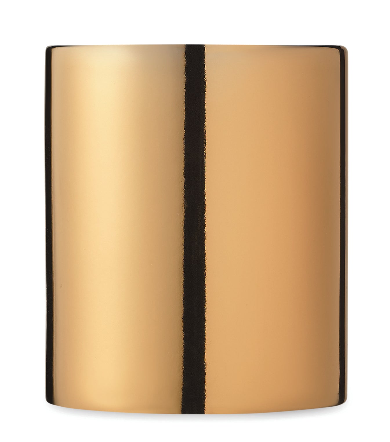Kaffeebecher aus Keramik mit Metallic-Finish. Füllmenge: 300 ml.