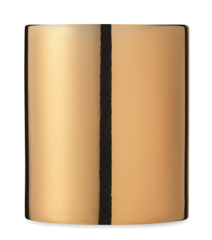 Kaffeebecher aus Keramik mit Metallic-Finish. Füllmenge: 300 ml.