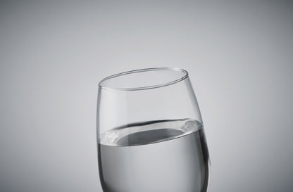 Recyceltes Trinkglas. Füllmenge: 420 ml.
