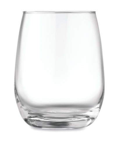 Recyceltes Trinkglas. Füllmenge: 420 ml.