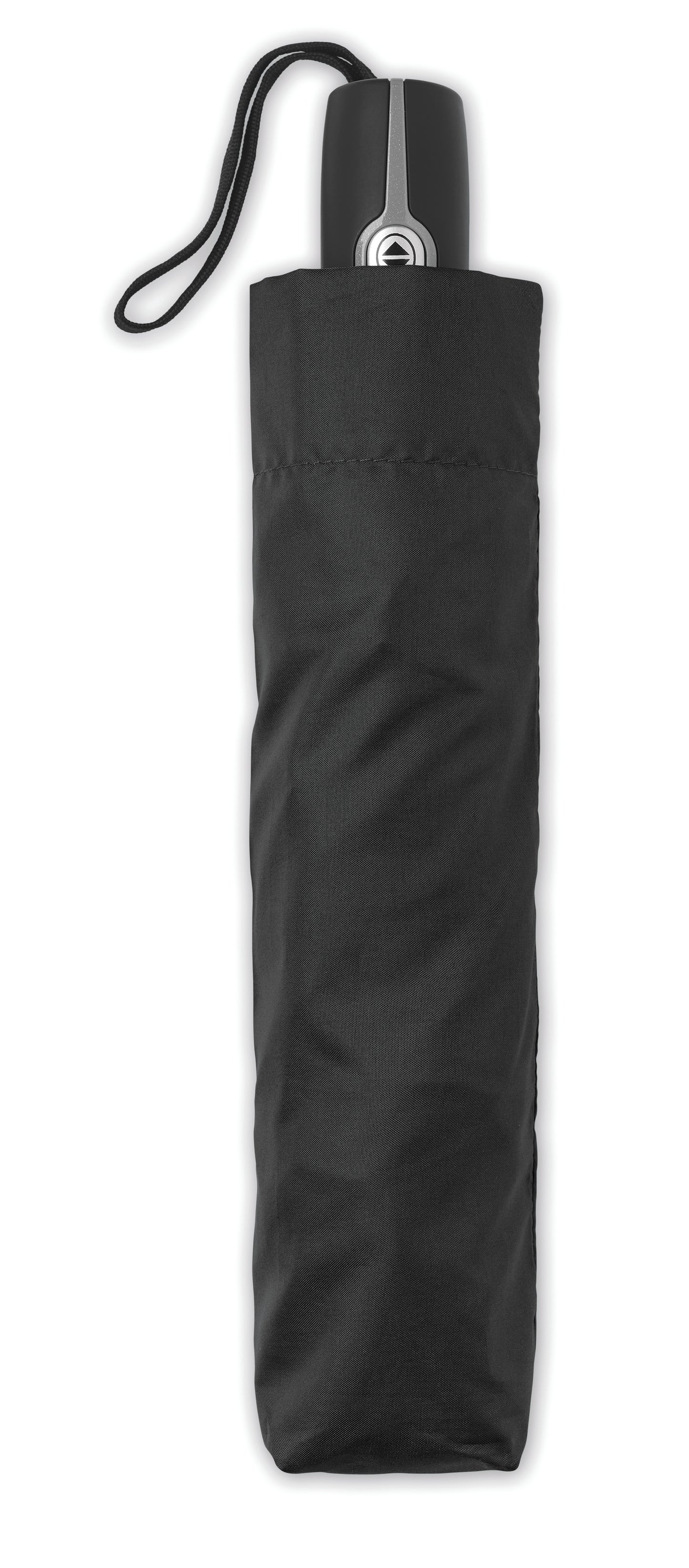 27' ' Regenschirm aus 190T Pongee-Material. Windbeständig. Gestell aus schwarz überzogenem Stahl