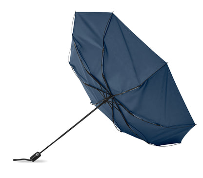 27' ' Regenschirm aus 190T Pongee-Material. Windbeständig. Gestell aus schwarz überzogenem Stahl