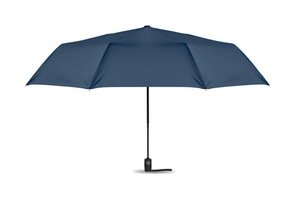 27' ' Regenschirm aus 190T Pongee-Material. Windbeständig. Gestell aus schwarz überzogenem Stahl