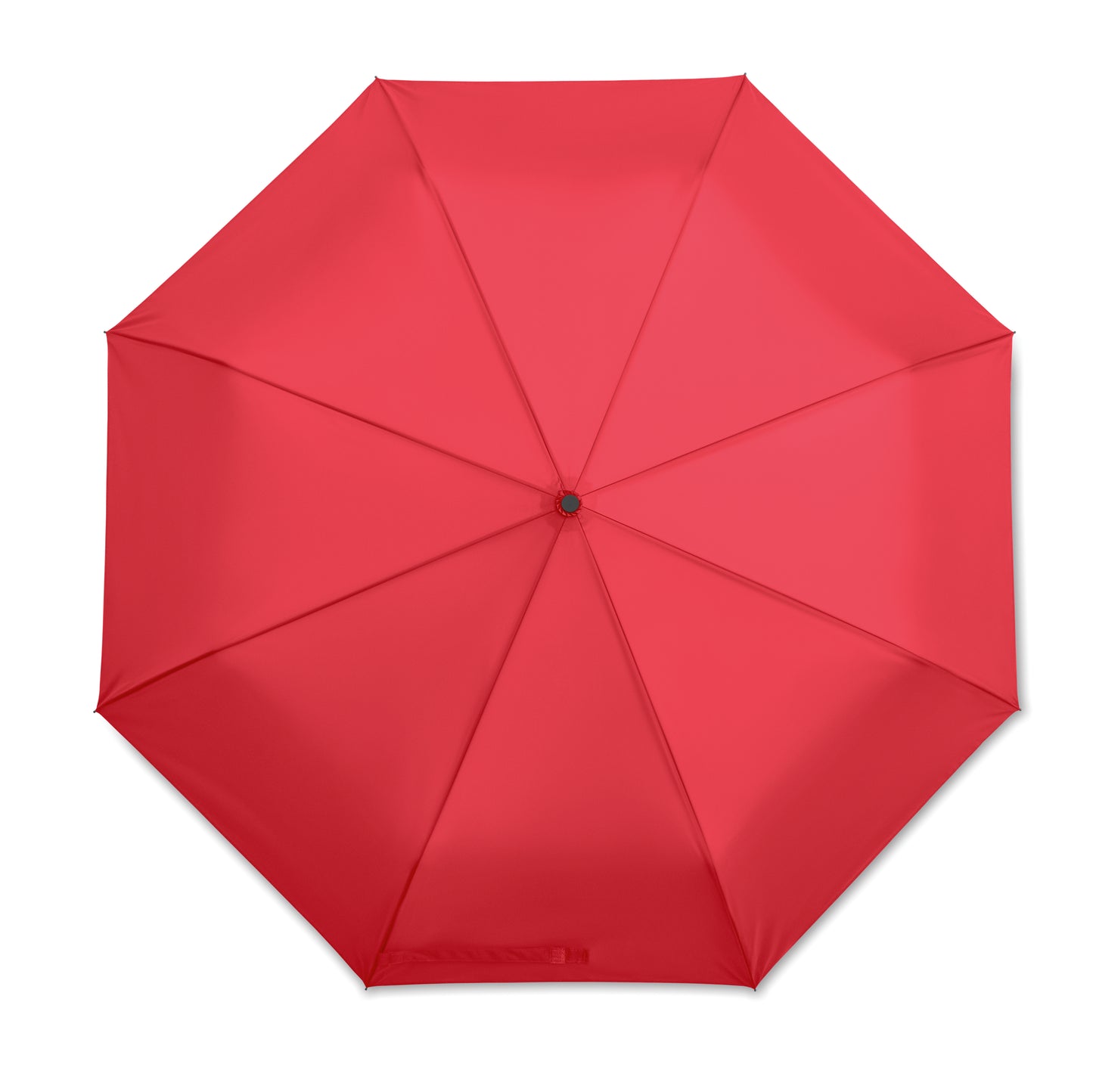 27' ' Regenschirm aus 190T Pongee-Material. Windbeständig. Gestell aus schwarz überzogenem Stahl