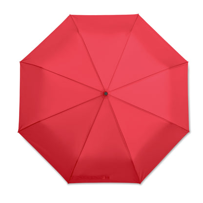 27' ' Regenschirm aus 190T Pongee-Material. Windbeständig. Gestell aus schwarz überzogenem Stahl