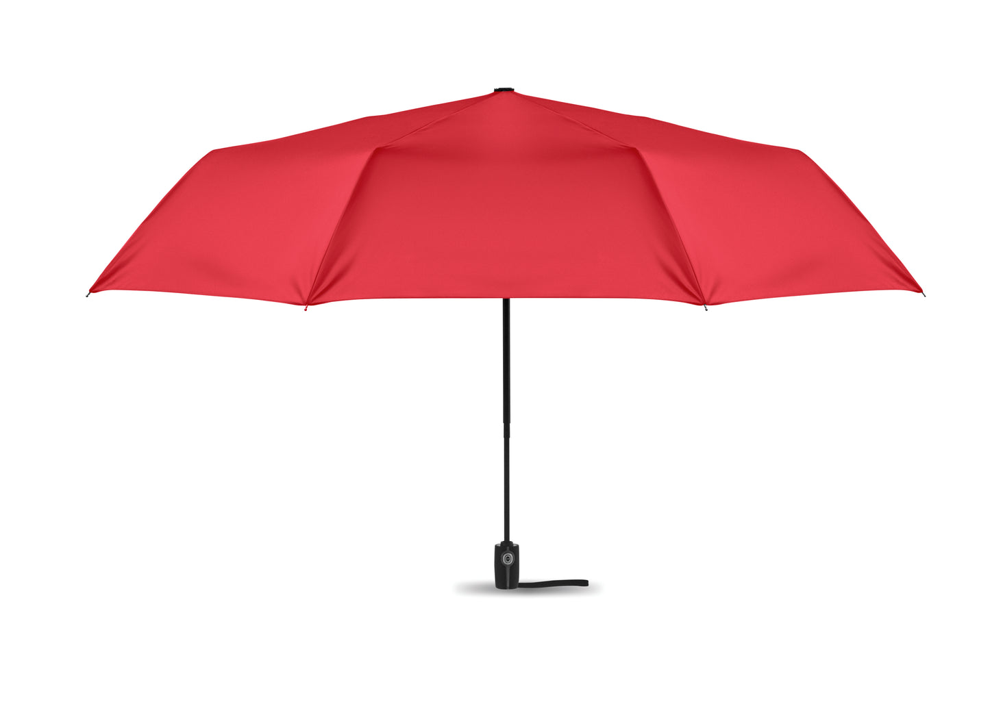 27' ' Regenschirm aus 190T Pongee-Material. Windbeständig. Gestell aus schwarz überzogenem Stahl