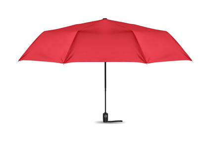 27' ' Regenschirm aus 190T Pongee-Material. Windbeständig. Gestell aus schwarz überzogenem Stahl