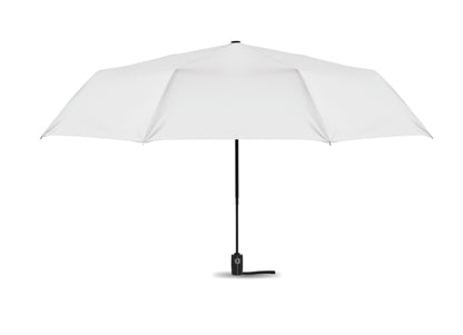 27' ' Regenschirm aus 190T Pongee-Material. Windbeständig. Gestell aus schwarz überzogenem Stahl