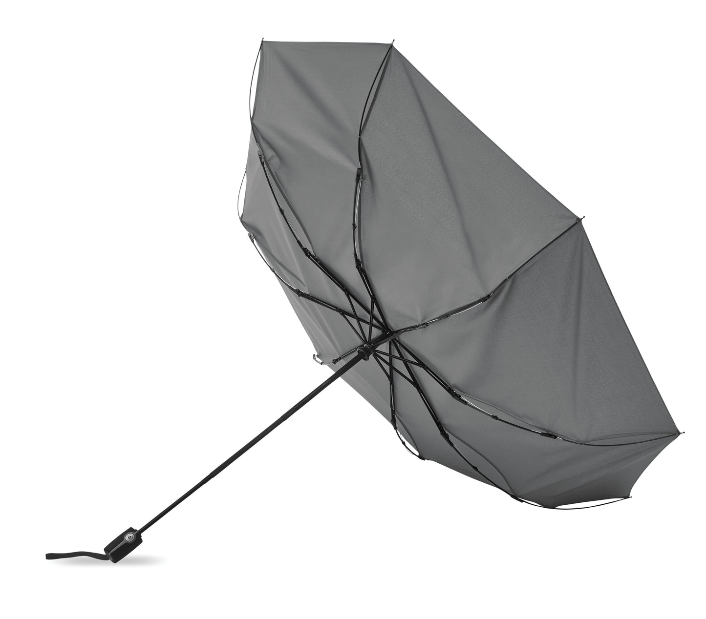 27' ' Regenschirm aus 190T Pongee-Material. Windbeständig. Gestell aus schwarz überzogenem Stahl