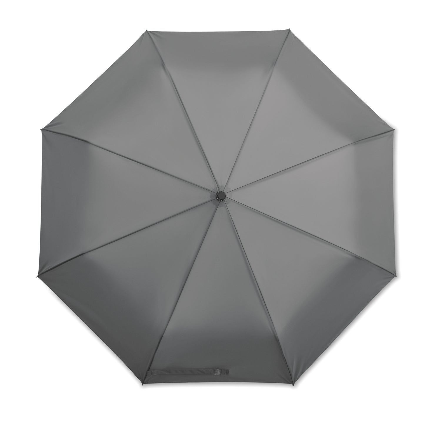 27' ' Regenschirm aus 190T Pongee-Material. Windbeständig. Gestell aus schwarz überzogenem Stahl