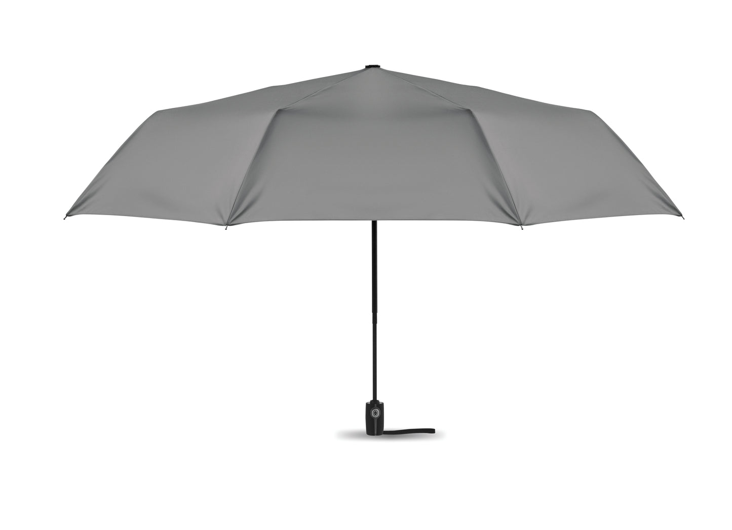 27' ' Regenschirm aus 190T Pongee-Material. Windbeständig. Gestell aus schwarz überzogenem Stahl