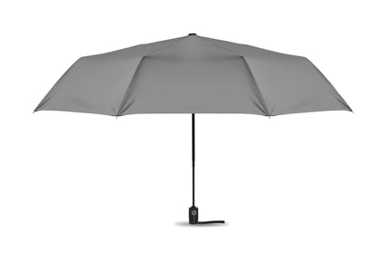 27' ' Regenschirm aus 190T Pongee-Material. Windbeständig. Gestell aus schwarz überzogenem Stahl