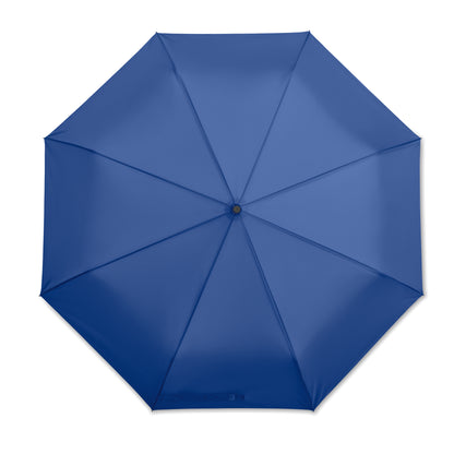 27' ' Regenschirm aus 190T Pongee-Material. Windbeständig. Gestell aus schwarz überzogenem Stahl