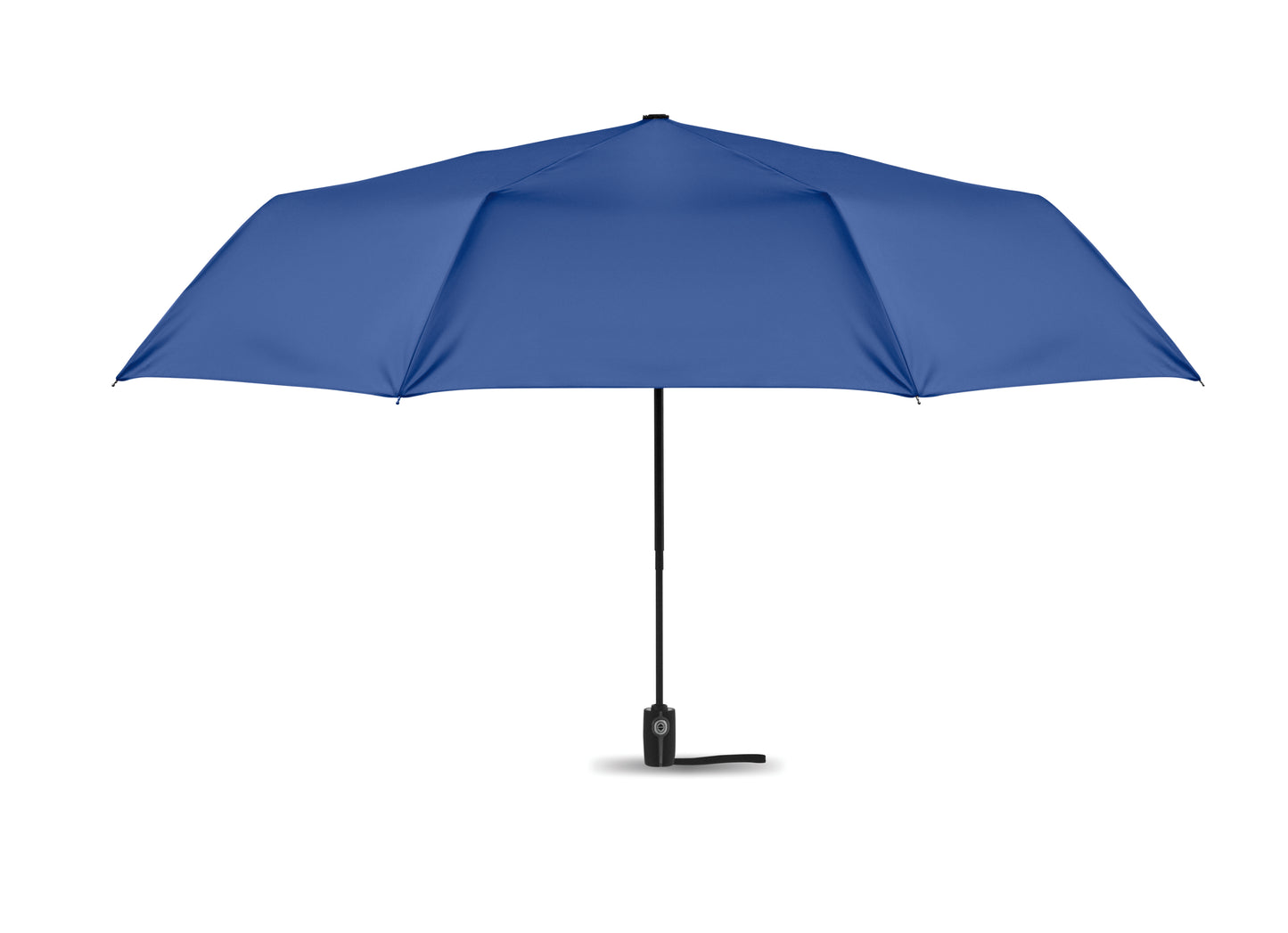 27' ' Regenschirm aus 190T Pongee-Material. Windbeständig. Gestell aus schwarz überzogenem Stahl