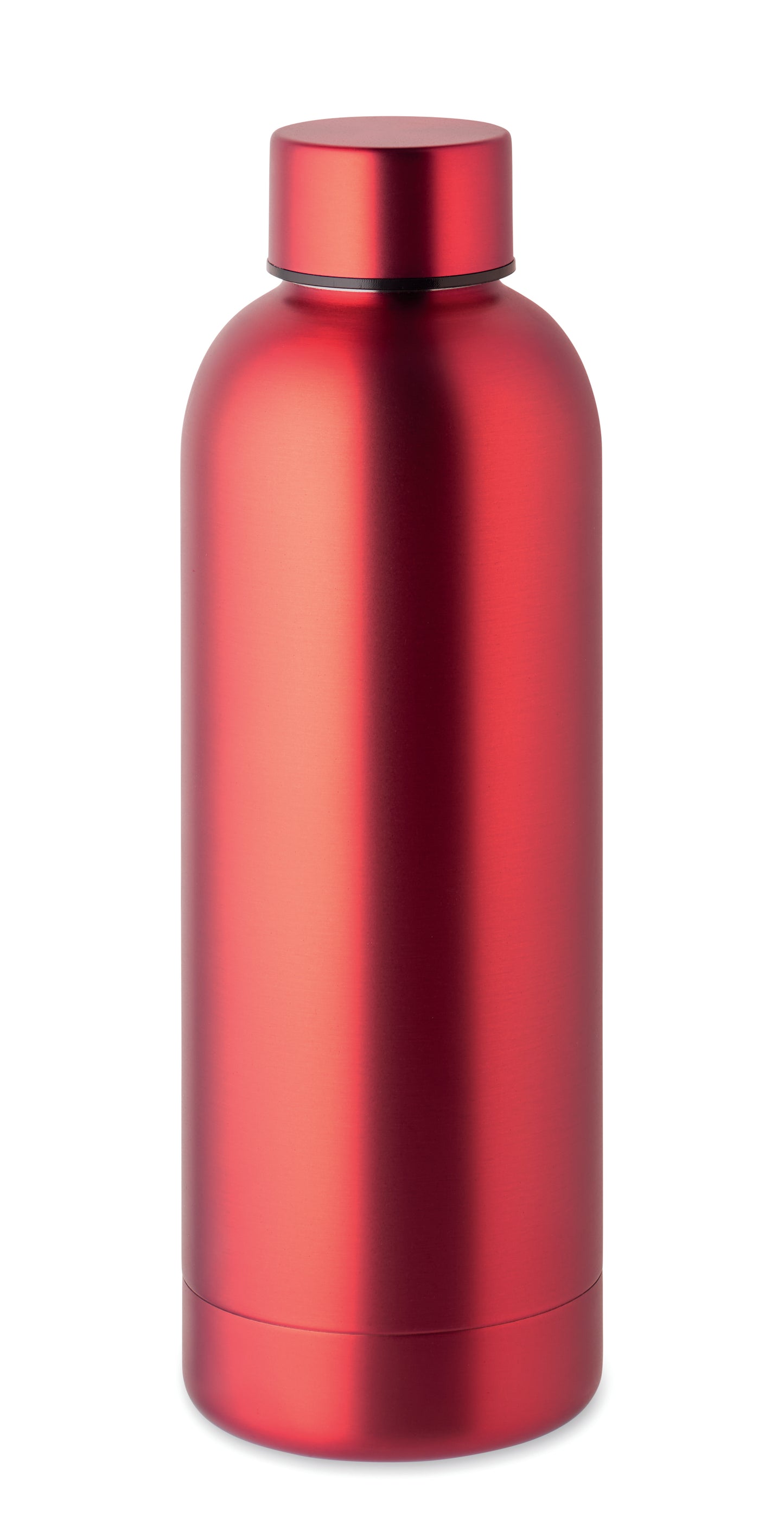 Doppelwandige Isolierflasche aus recyceltem Edelstahl. 90% recycelter Edelstahl und 10% Edelstahl. Füllmenge: