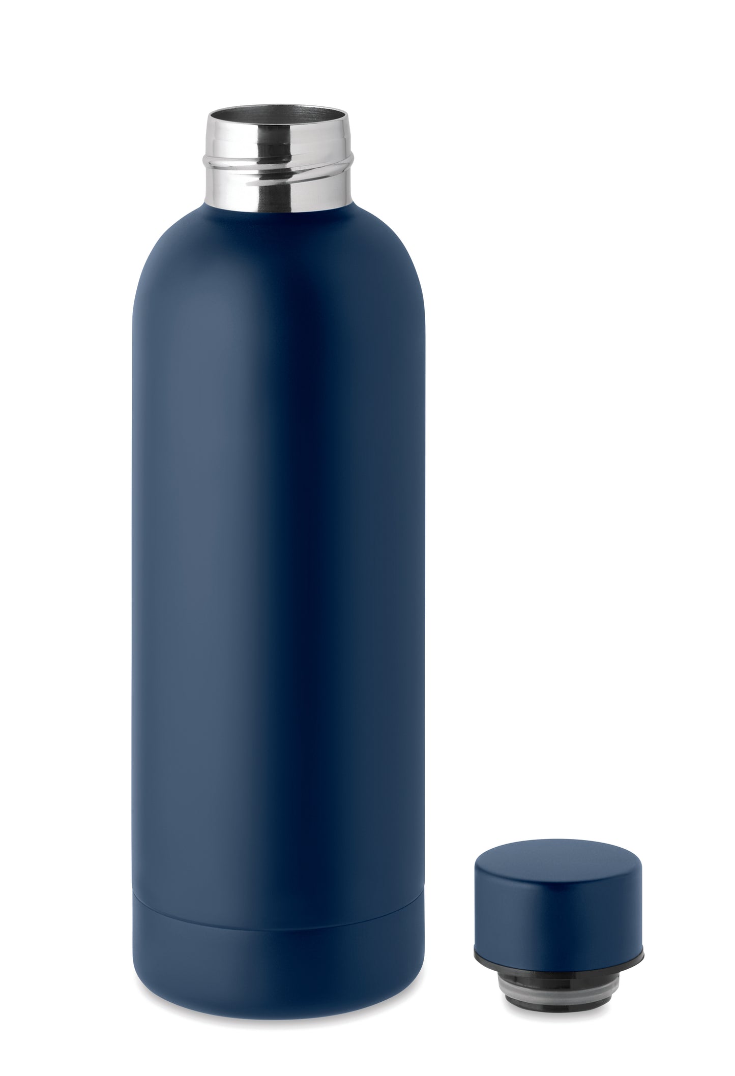 Doppelwandige Isolierflasche aus recyceltem Edelstahl. 90% recycelter Edelstahl und 10% Edelstahl. Füllmenge: