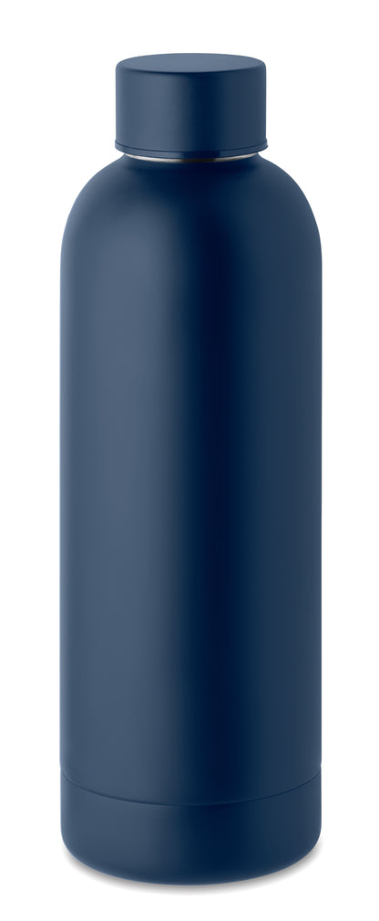 Doppelwandige Isolierflasche aus recyceltem Edelstahl. 90% recycelter Edelstahl und 10% Edelstahl. Füllmenge: