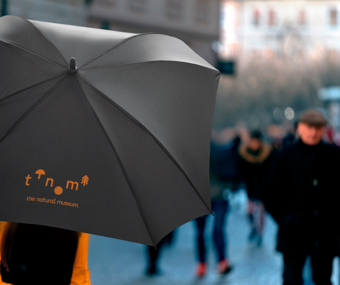 27' ' Regenschirm in quadratischer Form aus 190T Pongee Material. Windbeständig. Gestell