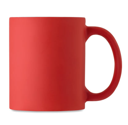 Klassischer Kaffeebecher aus matter Keramik. Füllmenge: 300 ml. Mit einer speziellen Beschichtung