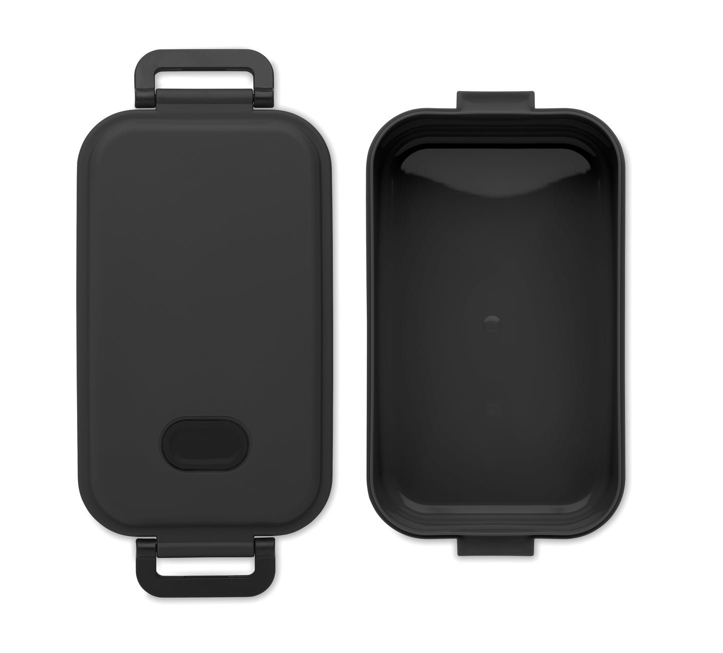 Lunchbox aus PP mit luftdichtem Deckel Ventil und zwei seitlichen Haltklammern. Füllmenge:
