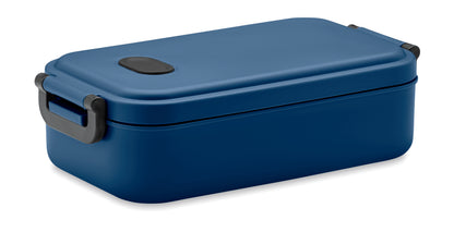 Lunchbox aus PP mit luftdichtem Deckel Ventil und zwei seitlichen Haltklammern. Füllmenge: