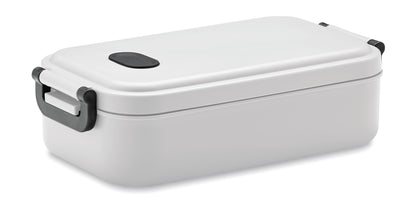 Lunchbox aus PP mit luftdichtem Deckel Ventil und zwei seitlichen Haltklammern. Füllmenge: