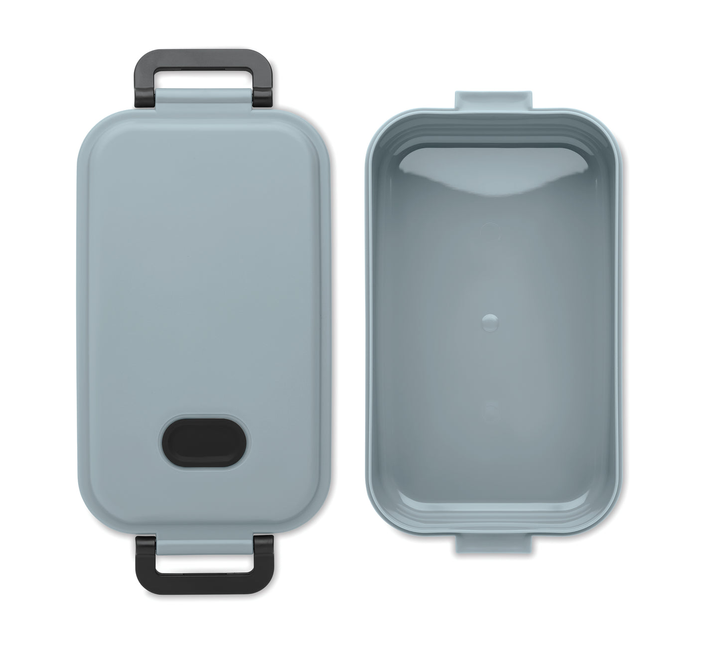 Lunchbox aus PP mit luftdichtem Deckel Ventil und zwei seitlichen Haltklammern. Füllmenge: