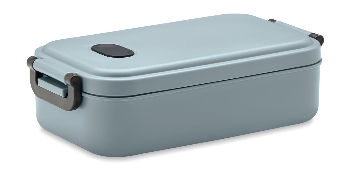 Lunchbox aus PP mit luftdichtem Deckel Ventil und zwei seitlichen Haltklammern. Füllmenge: