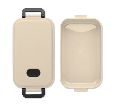Lunchbox aus PP mit luftdichtem Deckel Ventil und zwei seitlichen Haltklammern. Füllmenge: