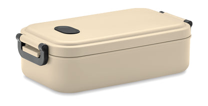 Lunchbox aus PP mit luftdichtem Deckel Ventil und zwei seitlichen Haltklammern. Füllmenge: