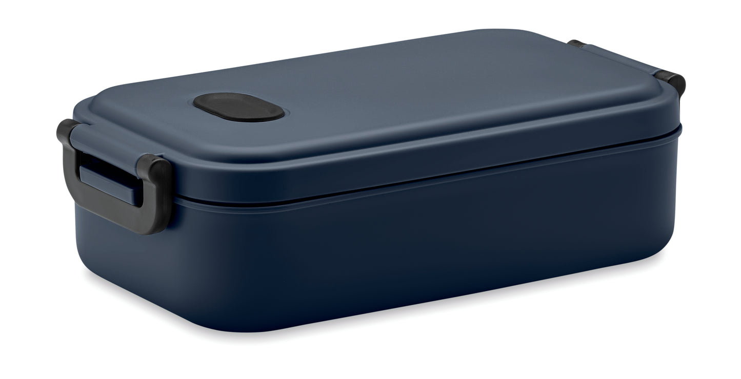 Lunchbox aus PP mit luftdichtem Deckel Ventil und zwei seitlichen Haltklammern. Füllmenge: