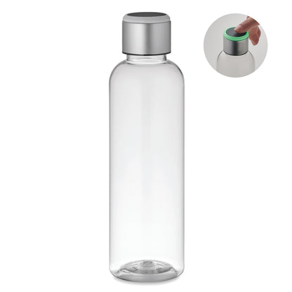 Trinkflasche aus Tritan™ mit Trink-Erinnerung. Das Sensorlicht leuchtet stündlich auf und erinnert