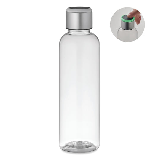 Trinkflasche aus Tritan™ mit Trink-Erinnerung. Das Sensorlicht leuchtet stündlich auf und erinnert