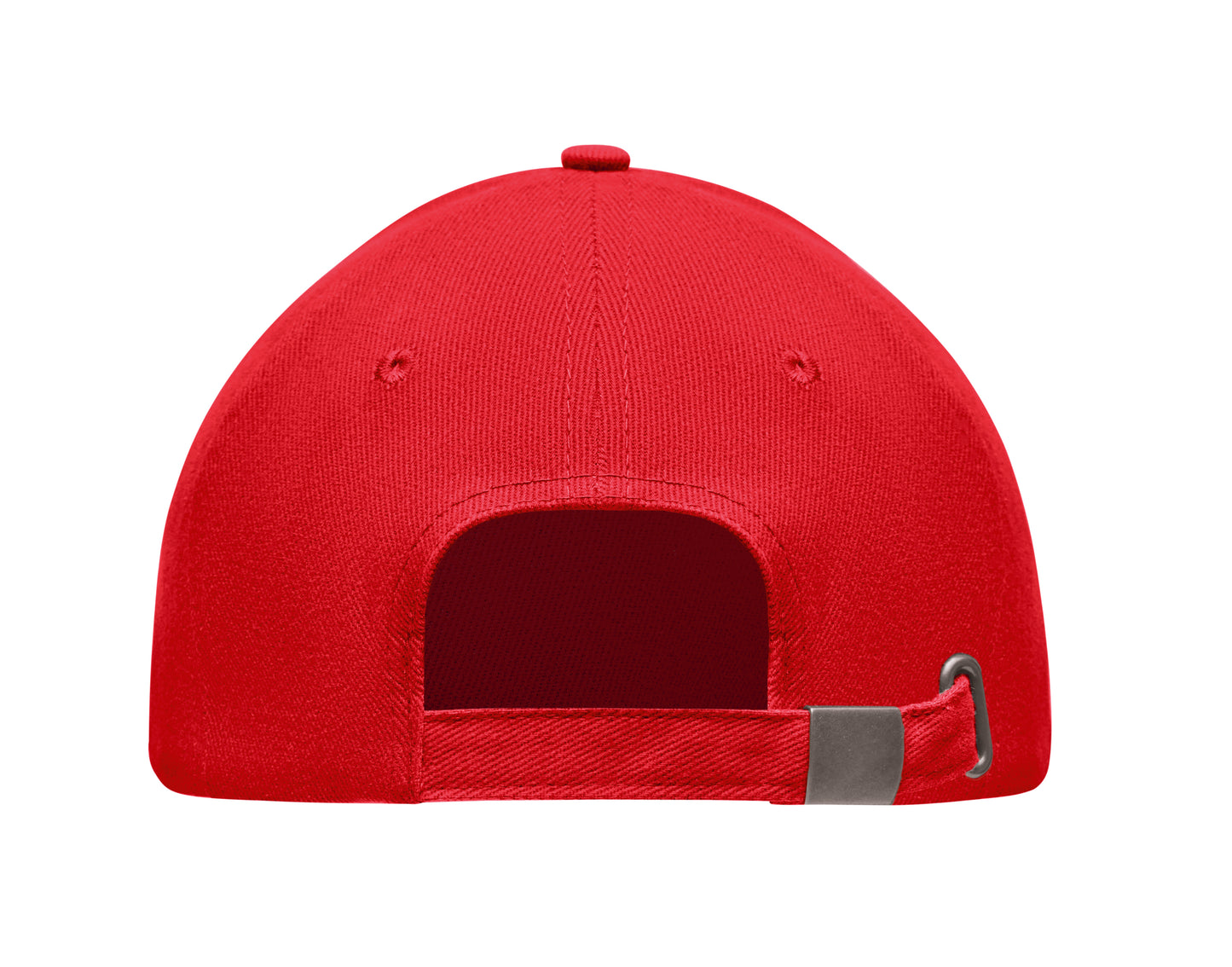 5-Panel-Baseball Cap aus gebürsteter schwerer Twill-Baumwolle 260 g/m² mit silberner Schnalle aus
