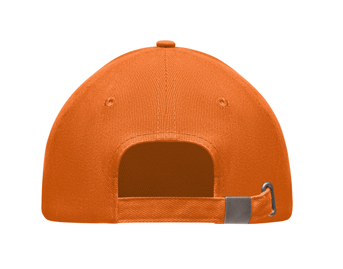 5-Panel-Baseball Cap aus gebürsteter schwerer Twill-Baumwolle 260 g/m² mit silberner Schnalle aus