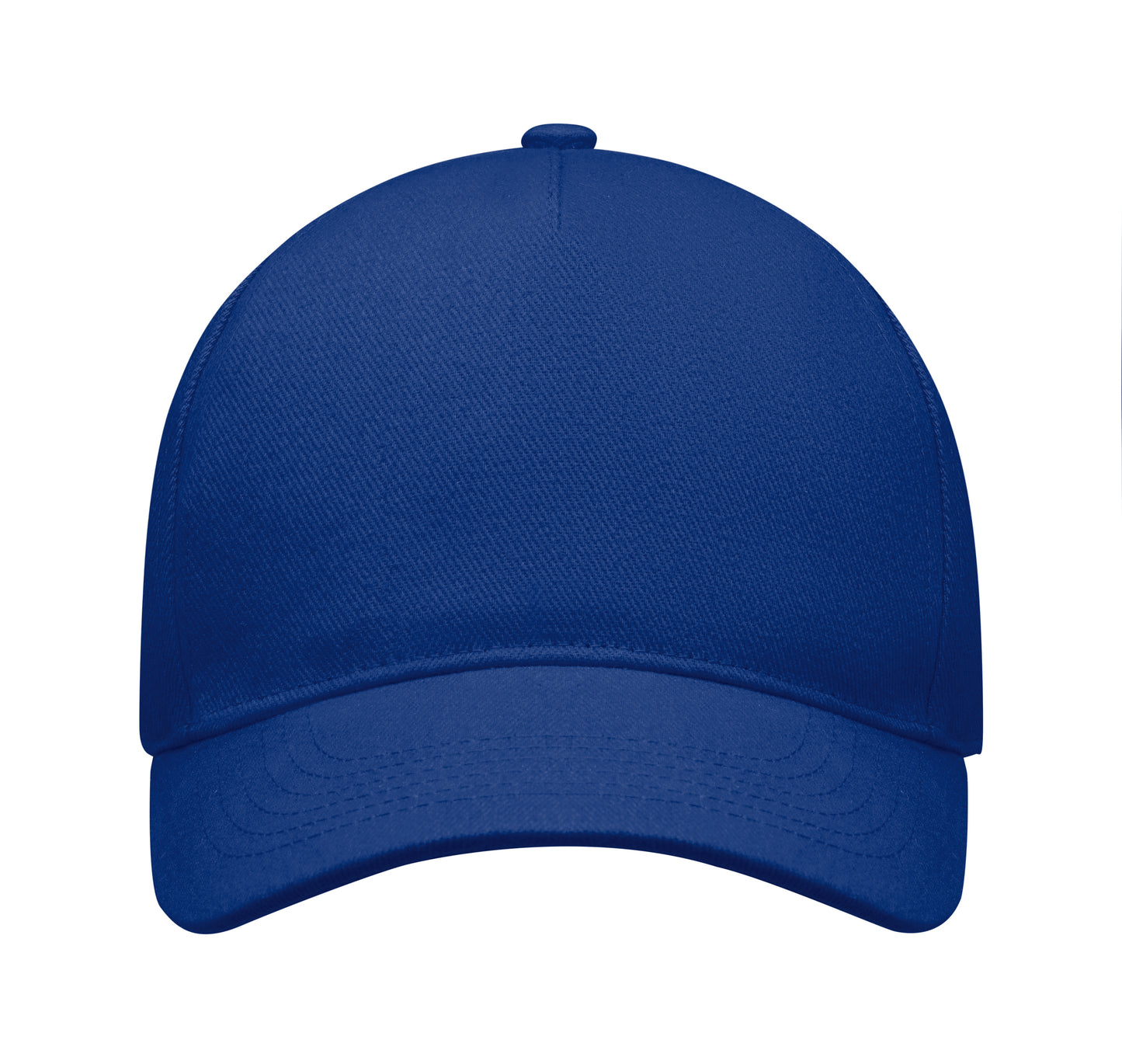 5-Panel-Baseball Cap aus gebürsteter schwerer Twill-Baumwolle 260 g/m² mit silberner Schnalle aus